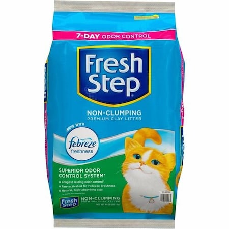 Clorox Kitty Litter, Clay, Nonclumping, 7-Day, Febreze, 40 lb. CLO02047